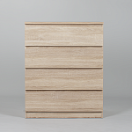 МАЛЬТА комод ИКЕА / IKEA 4 ящика 80х99 сонома | изображение 2