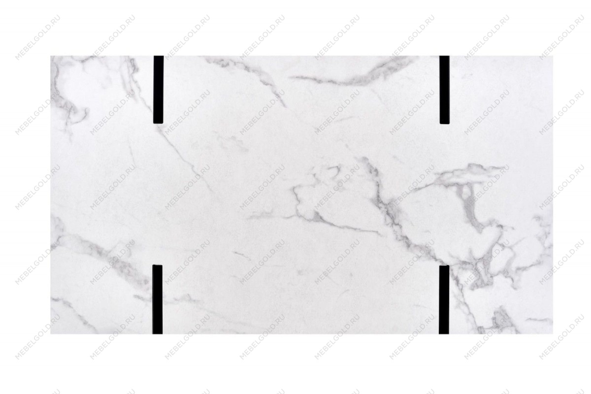 Стол журнальный Halmar BLANCA (белый мрамор/черный) | изображение 4