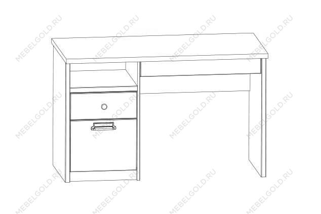 Стол письменный Дизель 1D2SN/D2 | изображение 1