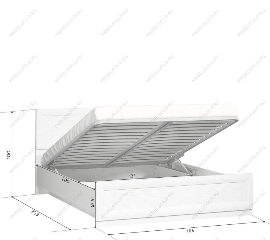 Кровать Мальта LOZ160x200 с подъемным механизмом | изображение 1