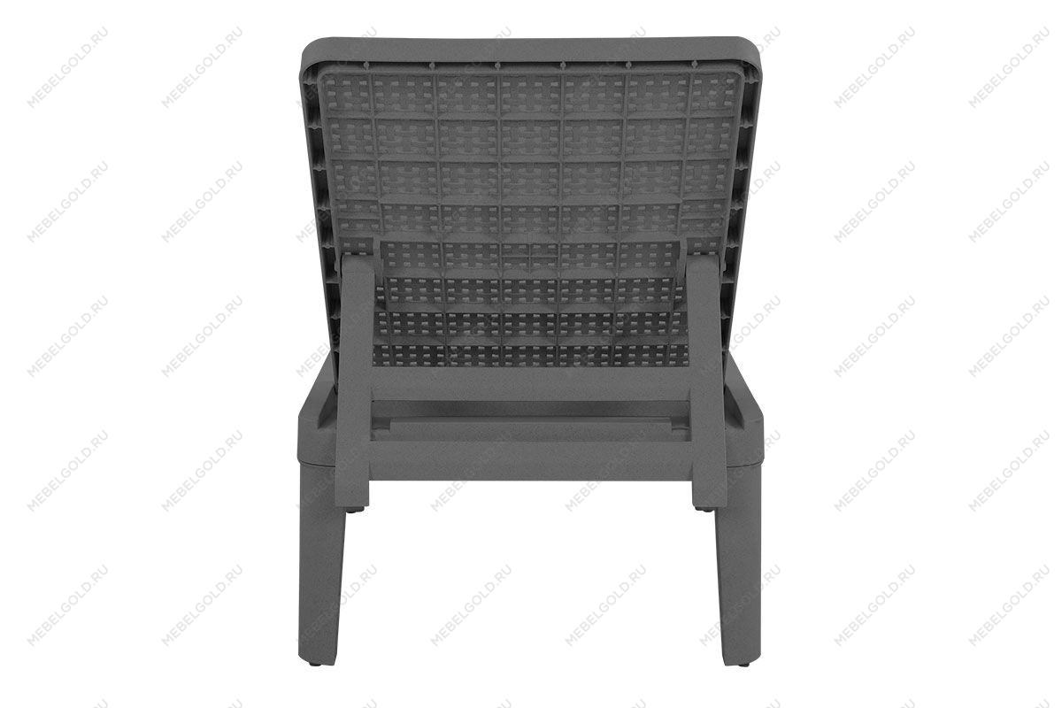 Шезлонг Tweet compact с матрасом, серый | изображение 4