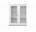 БРИМНЭС / СИРИУС тумба ИКЕА / IKEA 2 двери со стеклом 78х95 белая | изображение 1