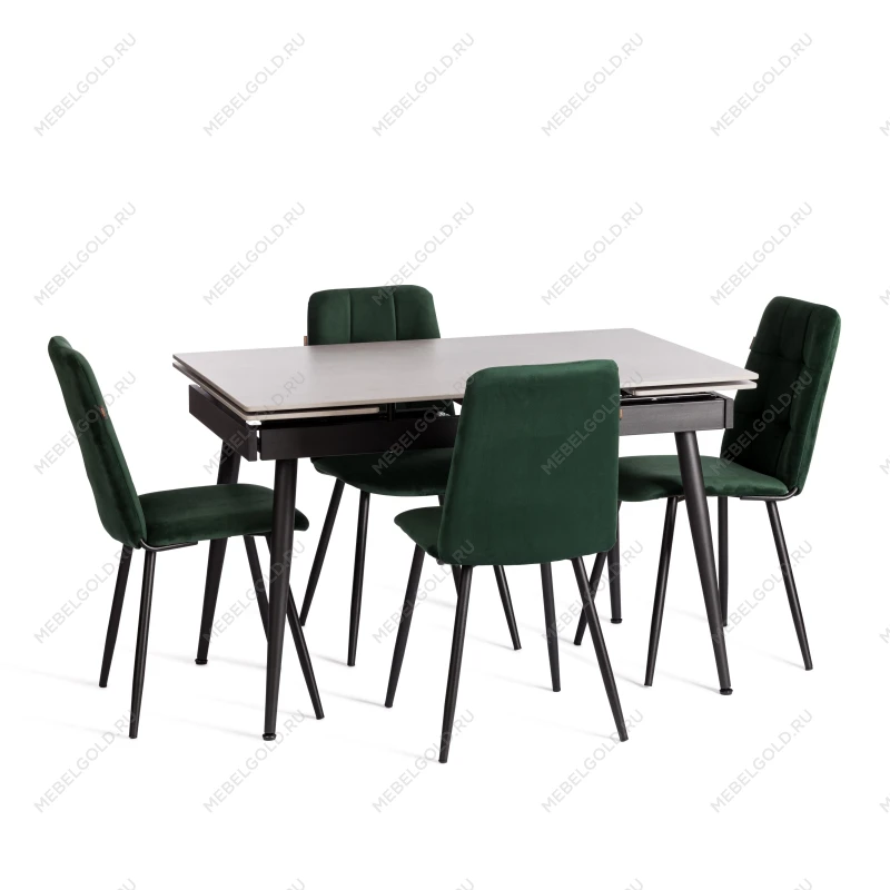 Стул обеденный Asti, TREND, велюр, Deep Forest (изумруд), 50х55х93 | изображение 9