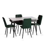 Стул обеденный Asti, TREND, велюр, Deep Forest (изумруд), 50х55х93 | изображение 9