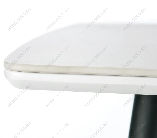 Стол обеденный Halmar MARCO (белый мрамор/черный) | изображение 5