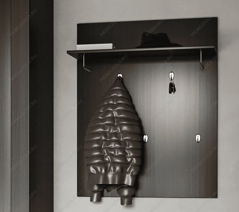 БРИМНЭС / СИРИУС вешалка ИКЕА / IKEA 78х100 Дуб Венге | изображение 3