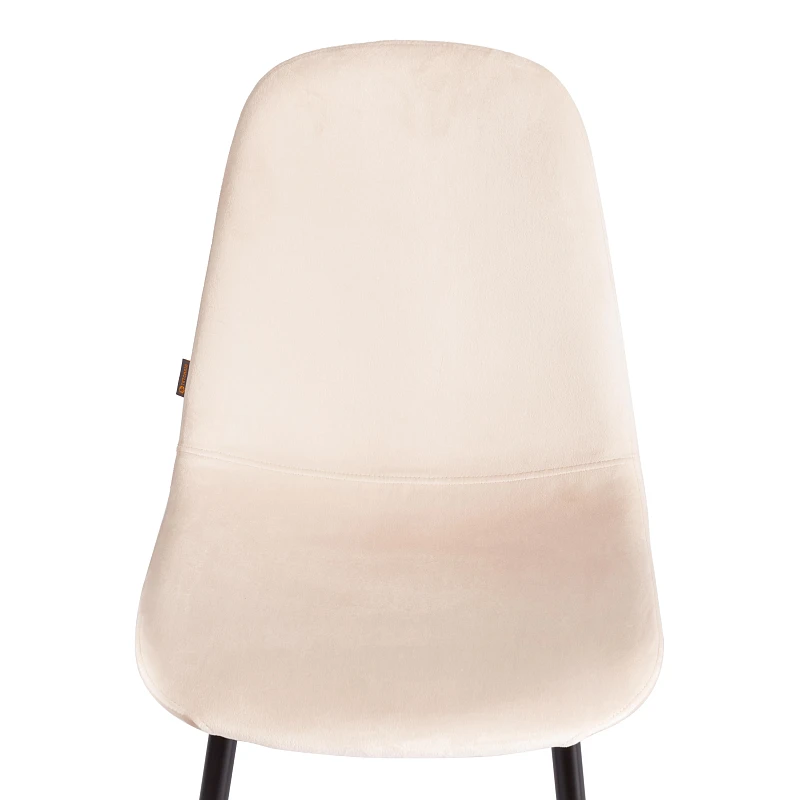 Стул BREEZE (mod. JSC-58), Велюр/металл, 44 х 53 х 86 см, beige (бежевый) HLR2 / черный | изображение 5