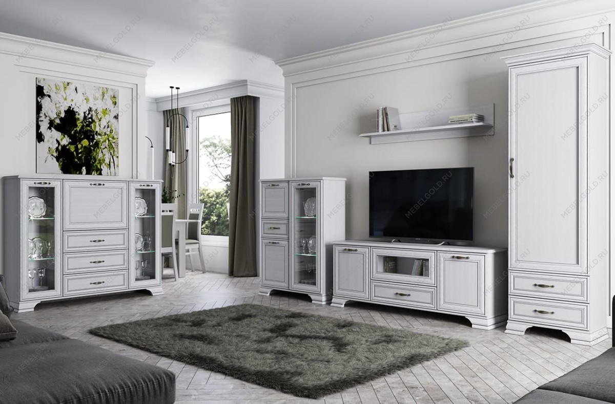 Гостиная Тиффани кремовый 11