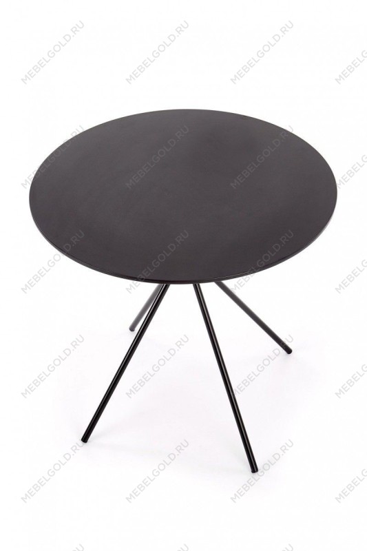 Стол обеденный Halmar FONDI (черный матовый) | изображение 1