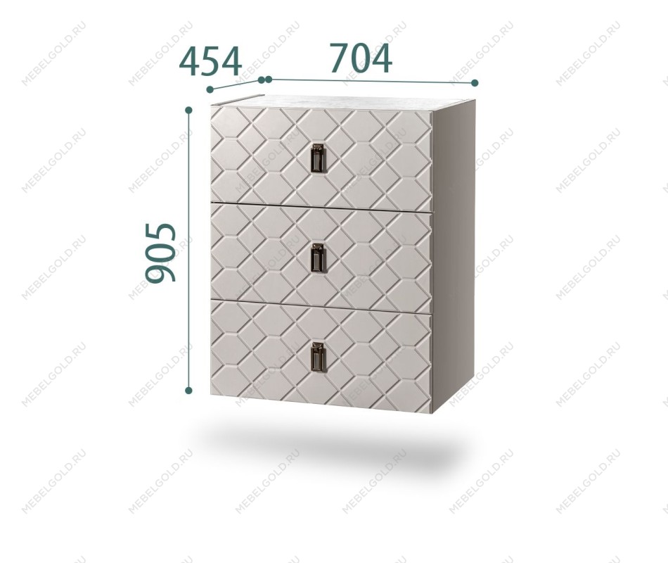 Комод Bogemia Fly Farfalle (Шелк) (Novabuk/Черный) БМКМ-1