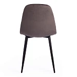 Стул BREEZE (mod. 4724), Велюр/металл, 44 х 53 х 87 см, Dark grey (темно-серый) HLR24 / черный | изображение 4