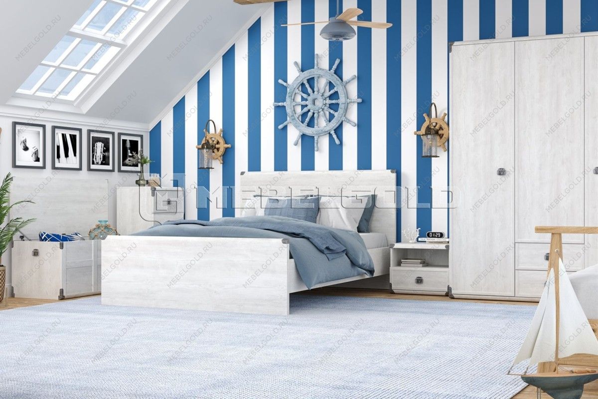 Кровать Индиана JLOZ/160x200 сосна каньон | изображение 3