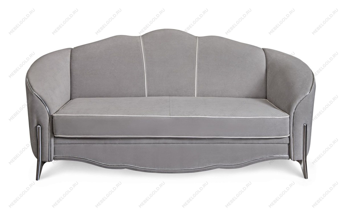 Диван Гравита 3х местный серый серебро | изображение 1
