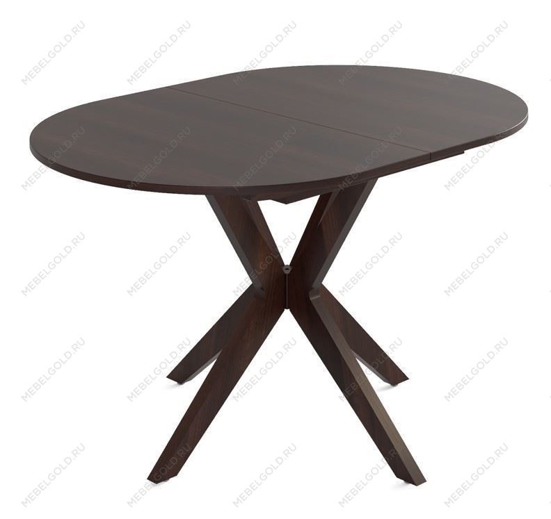 Стол Астерия (Темный орех/шпон дуб)