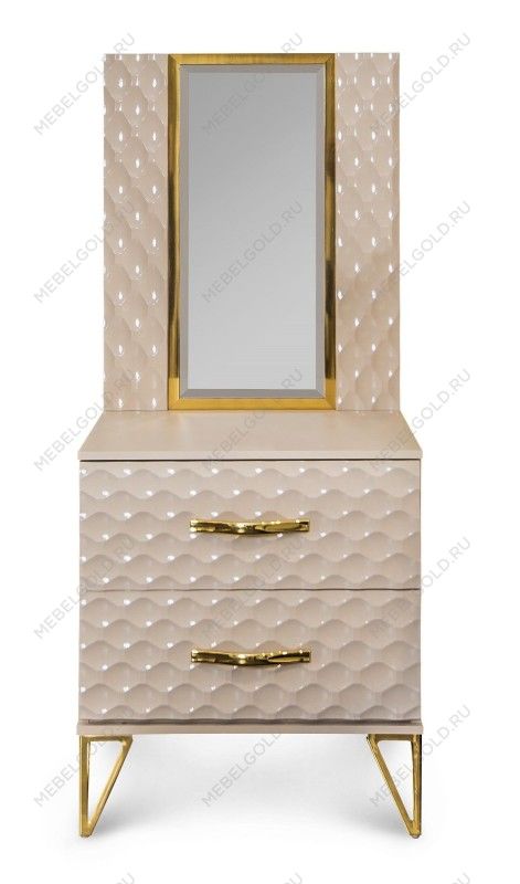 Тумба Лара бежевый глянец | изображение 1