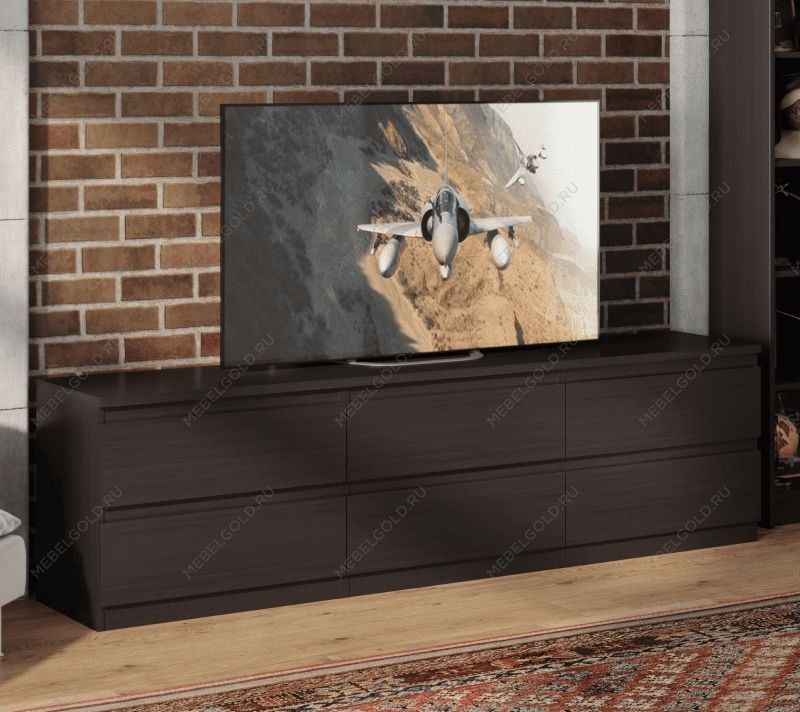 КАСТОР (KULLEN) тумба ИКЕА / IKEA 6 ящиков Дуб Венге | изображение 4