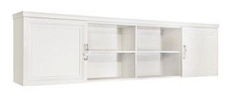 Секция навесная мост Мишель белый матовый