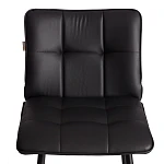 Барный стул Bari/Бари, экокожа, черный, 45х56х110 см | изображение 5