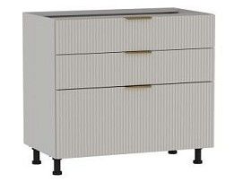 Стол с ящиками СЯ-90 (176/356), Монза (900*523*820) Экокожа Бежевый, 23121