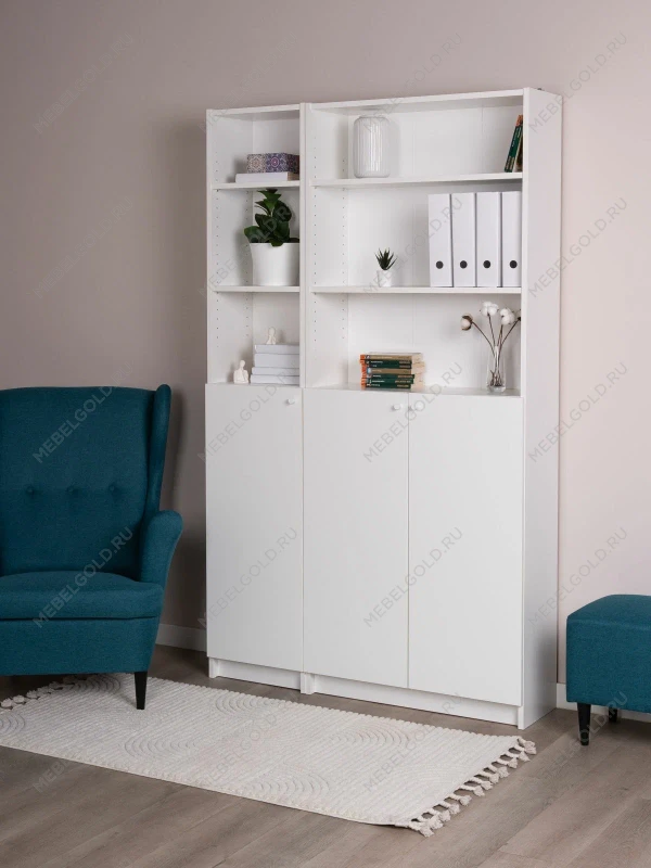 Стеллаж Варма Стэнд 39х198х28, белый | изображение 7