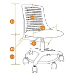 Кресло Kiddy, кож/зам, бирюзовый | изображение 12