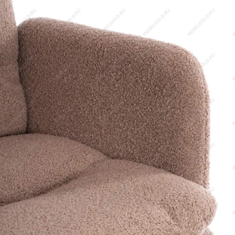 Кресло Dover хром, букле, коричневый, barni cocoa | изображение 7