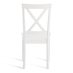 Стул GOLFI (Гольфи), дерево гевея/мдф, 44x54x95, pure white (402) | изображение 3