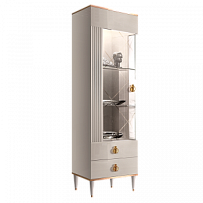 м. Марьина Роща - Витрина 1-ств. (левая) Римини СОЛО (слоновая кость золото) РМВ1-1С (s)