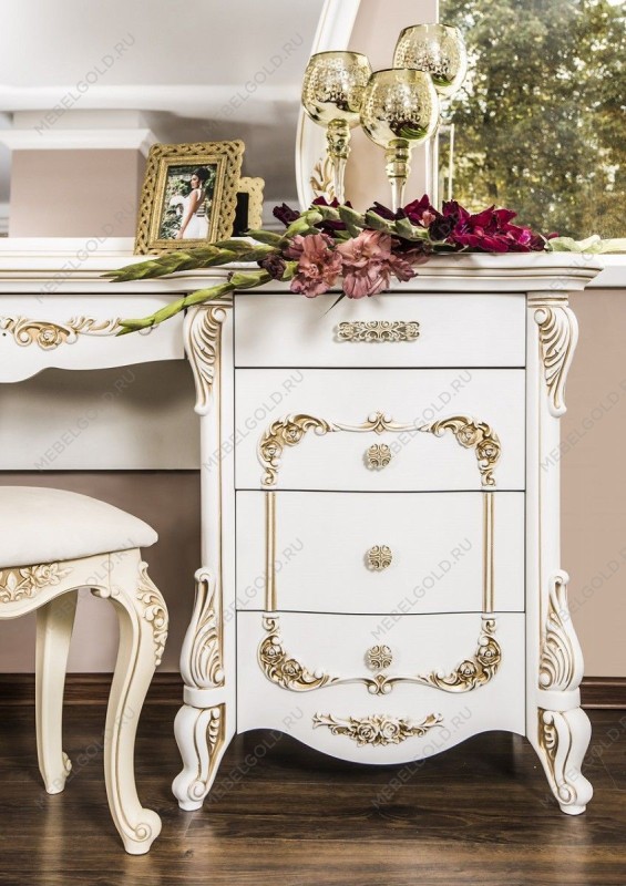 Туалетный столик Анна Мария белый матовый | изображение 3