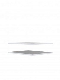 Комплект полок шкафа МОБИ (MOBI) POL/50/56 (2 шт.) к шкафу SZF/50, белый