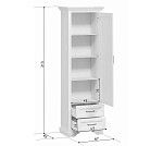 Шкаф Стилиус REG1D2S (Лиственница сибирская) | изображение 4