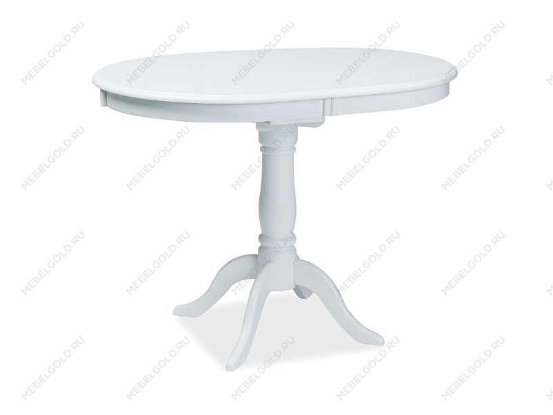 Стол обеденный Signal DELLO 100 раскладной (белый) | изображение 1