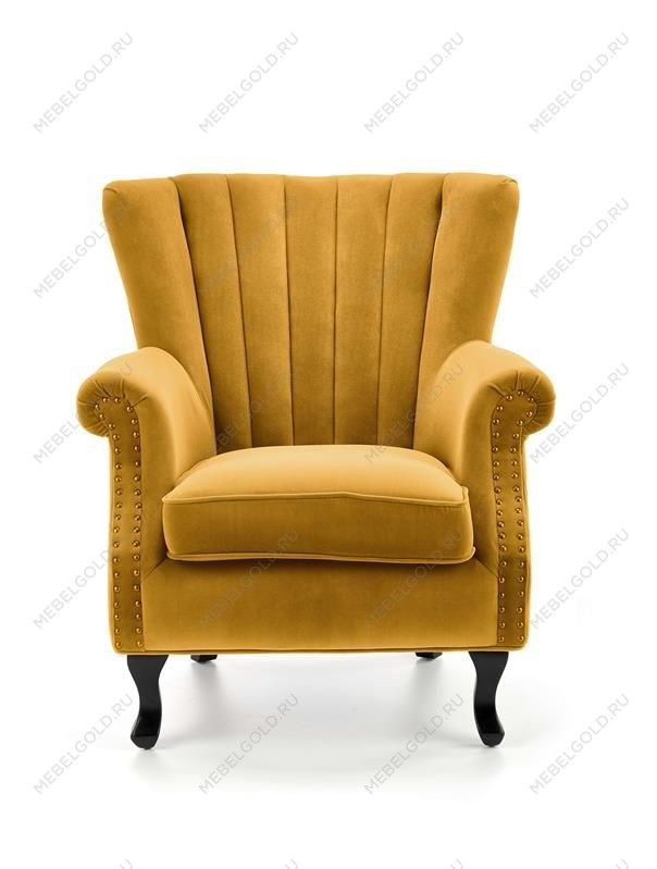 Кресло Halmar TITAN (горчичный/черный) | изображение 5