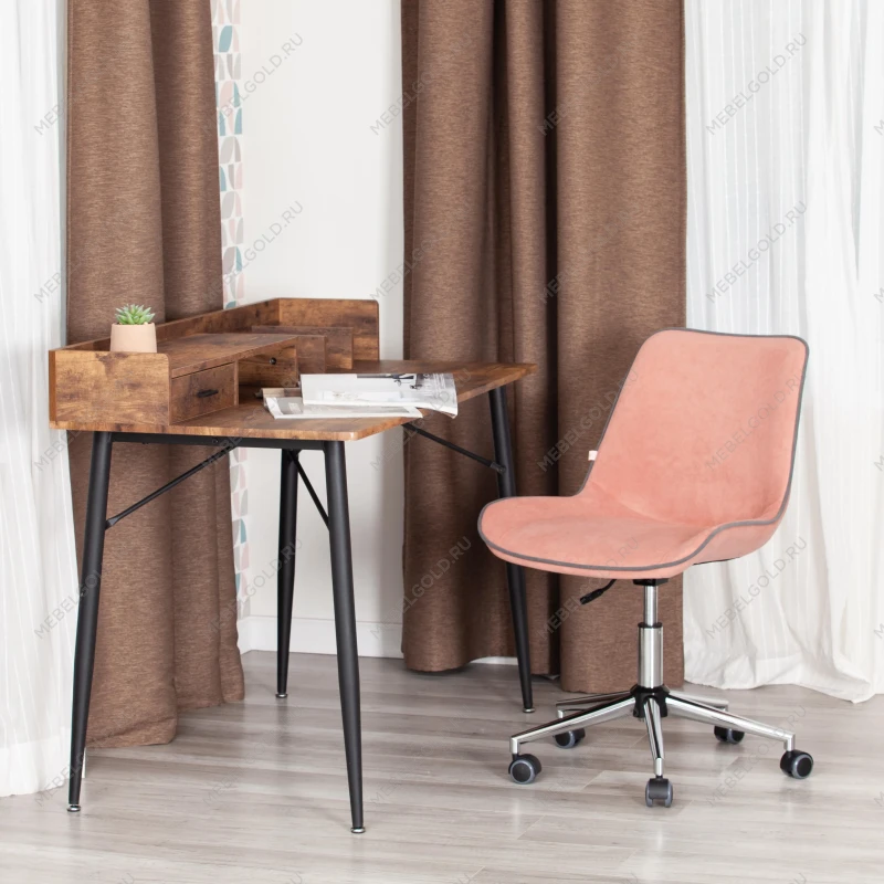 Кресло STYLE, флок, розовый, 137 | изображение 10