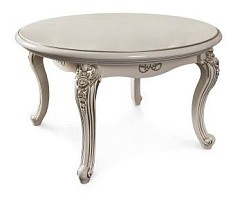 Столик круглый Джоконда крем глянец