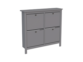 САГА тумба для обуви 113х108 серая