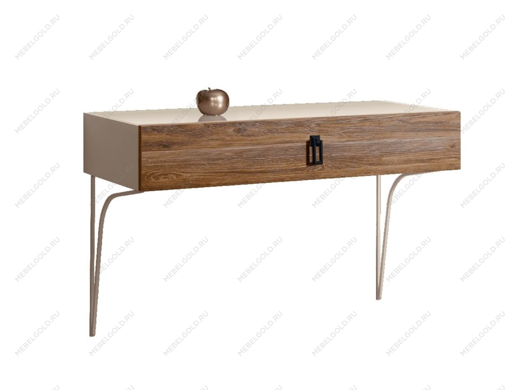 Стол туалетный (консоль) Bogemia Wood Fa (Слоновая кость) (Lakobel/Черный) БМСТ-1(Wo)