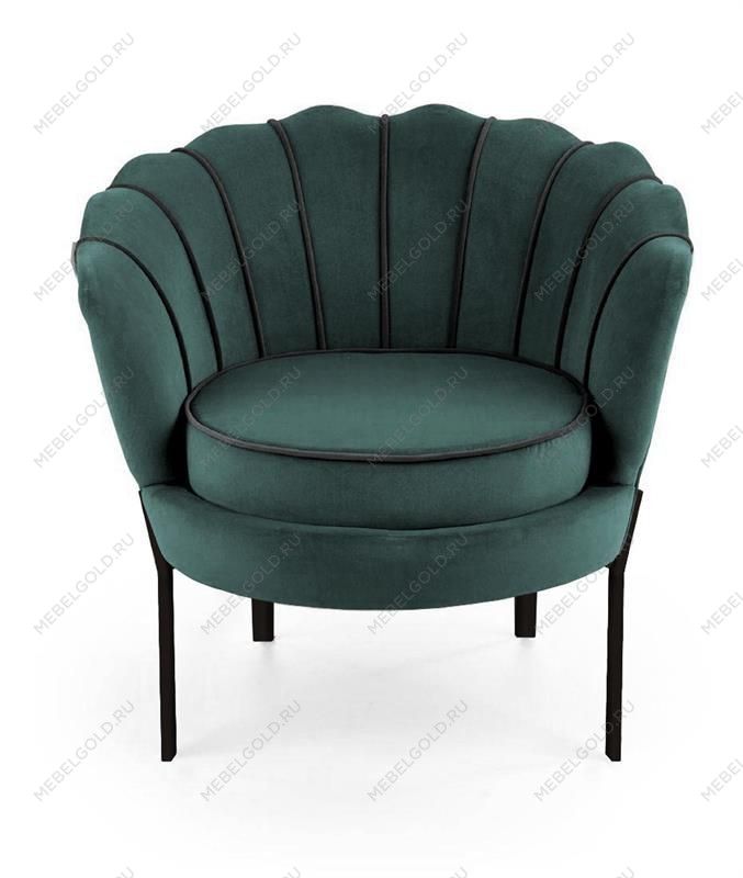 Кресло Halmar ANGELO (темно-зеленый/черный) | изображение 2