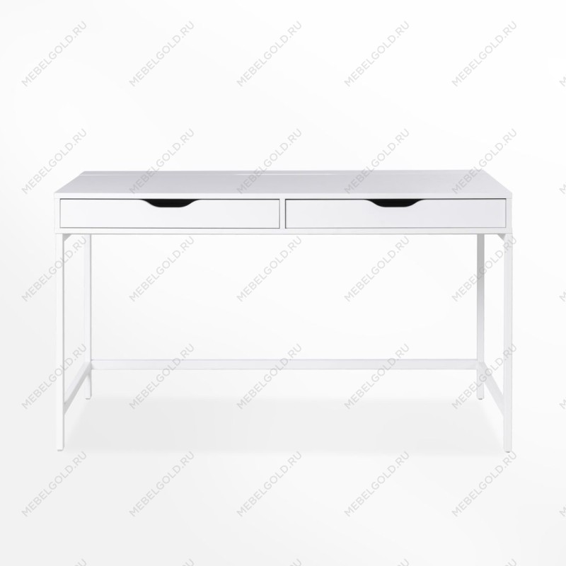 ИНГАР Д 132 стол письменный 132x58x76, белый | изображение 1