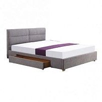 Кровать Halmar MERIDA 160 (светло-серый)
