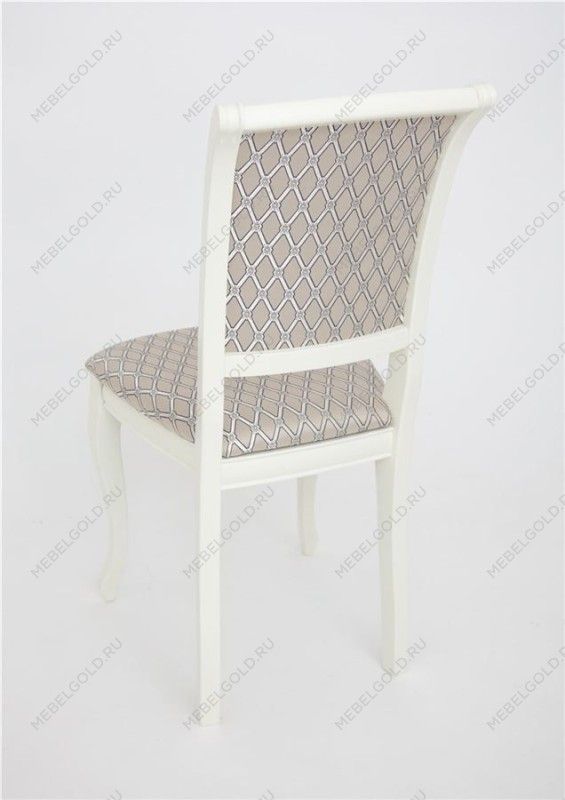 Стул Дионис (эмаль тон 11/ткань Вояж) слоновая кость | изображение 1