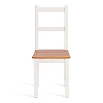 Стул Соната/Sonata chair, массив сосны, 41х50х95 см, антик/белый | изображение 3