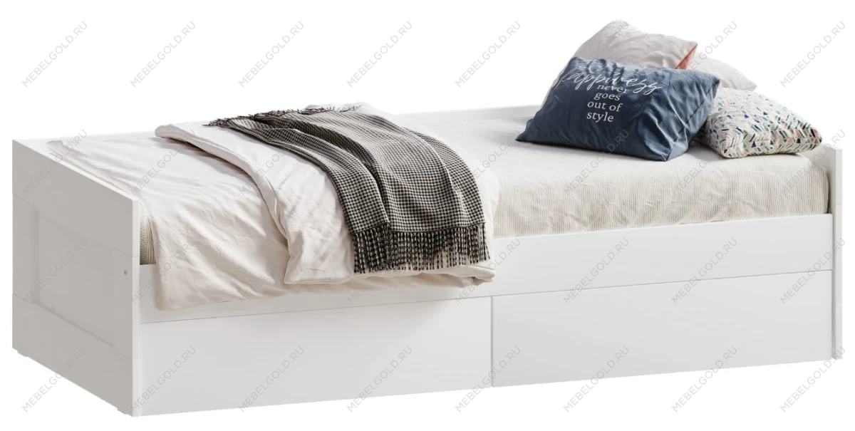 БРИМНЭС / СИРИУС Кровать двухспальная раздвижная ИКЕА / IKEA 90/180х200, белый