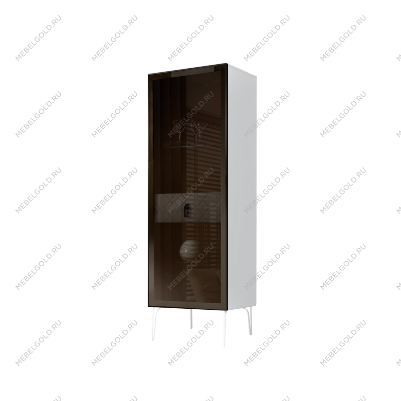 Витрина Bogemia Farfalle (Белый/Черный) БМВ1-1С(Fa)