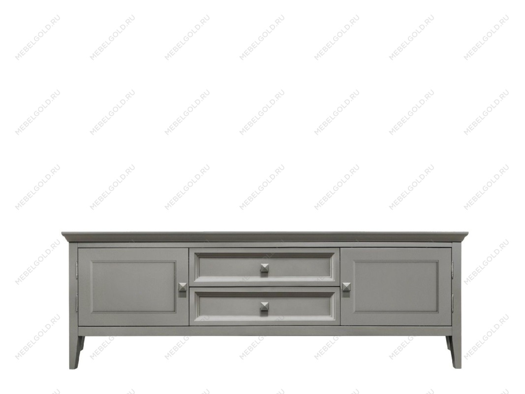 Тумба ТВ 2 ящика 2 дверцы Manhattan (Серый)