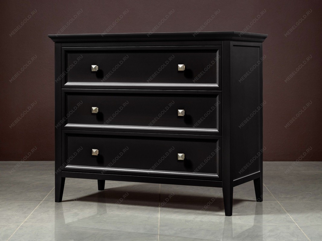 Комод 3 ящика Manhattan (Черный) | изображение 3