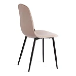 Стул BREEZE (mod. JSC-58), Велюр/металл, 44 х 53 х 86 см, coffee (кофейный) HLR 9 / черный | изображение 2