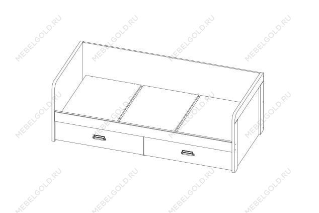 Кровать Дизель 90-2/D2 | изображение 1