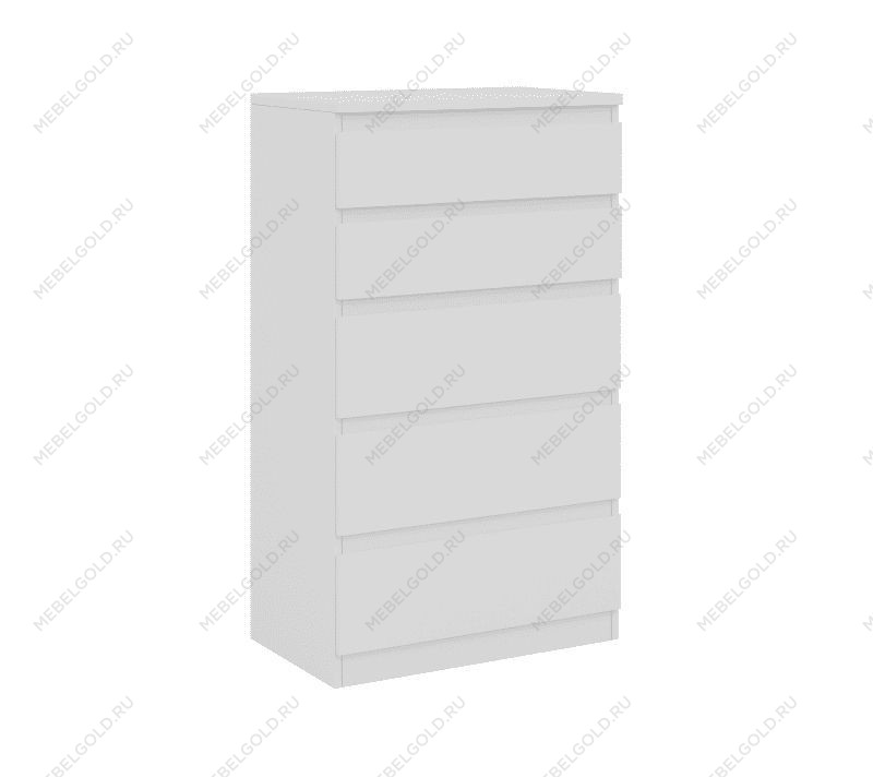 КАСТОР (KULLEN) комод ИКЕА / IKEA 5 ящиков белый | изображение 3