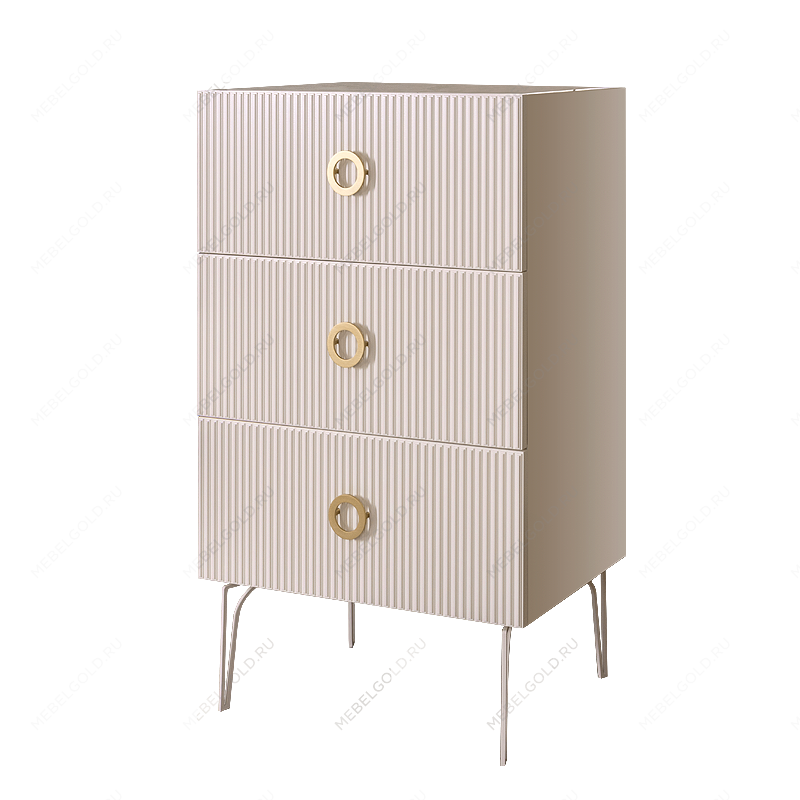 Комод Bogemia Fillini (Слоновая кость) (Lakobel/Золото) БМКМ-1(Fi)